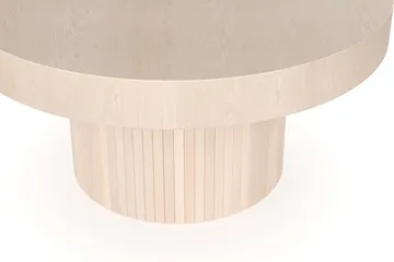 Kopparbo Soffbord 90 cm Runt Vitlaserad Ek - Vitlaserad ek - Möbler - Vardagsrum - Soffbord & vardagsrumsbord - Soffbord
