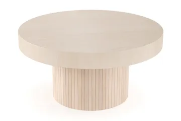 Kopparbo Soffbord 90 cm Runt Vitlaserad Ek - Vitlaserad ek - Möbler - Vardagsrum - Soffbord & vardagsrumsbord - Soffbord