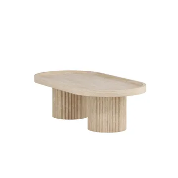 Soffbord Krille - Beige - Möbler - Vardagsrum - Soffbord & vardagsrumsbord - Soffbord