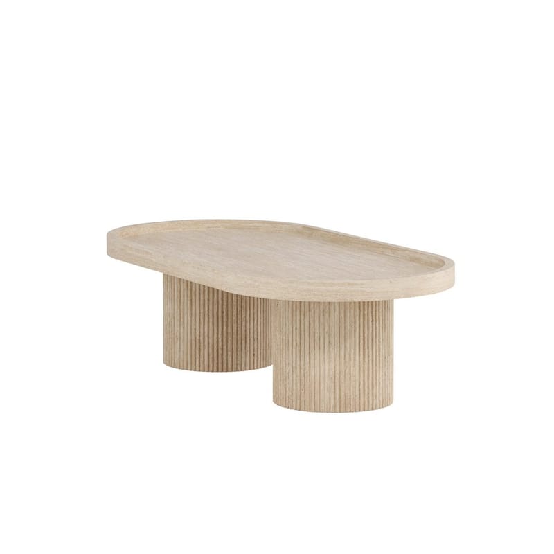 Soffbord Krille - Beige - Möbler - Vardagsrum - Soffbord & vardagsrumsbord - Soffbord