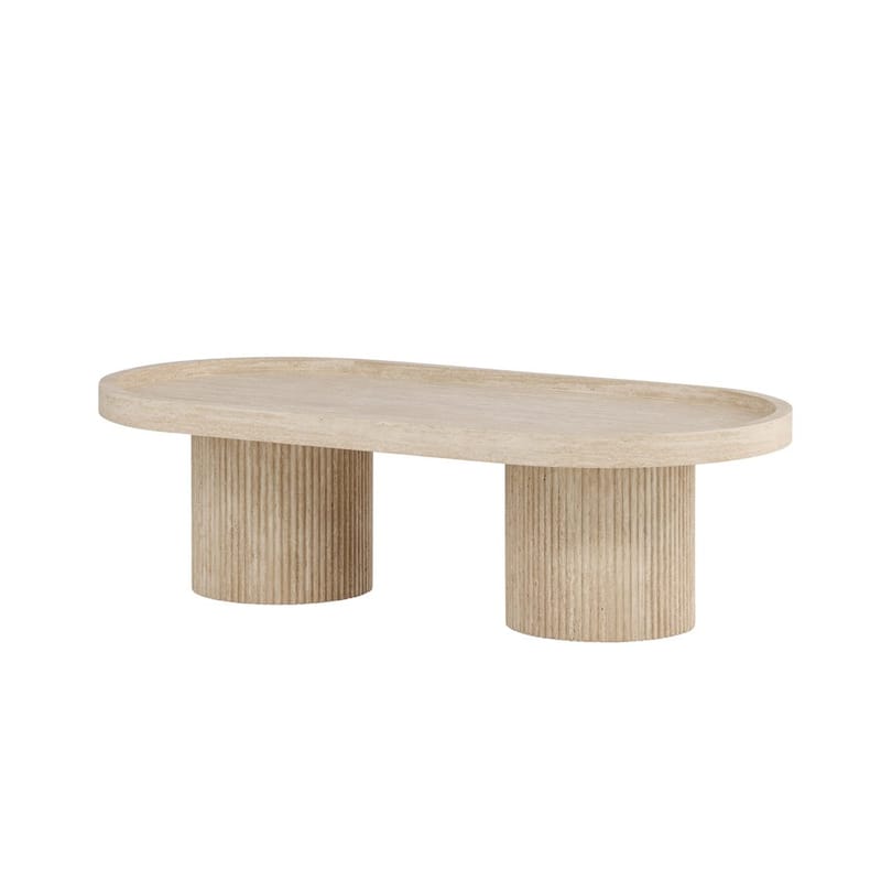 Soffbord Krille - Beige - Möbler - Vardagsrum - Soffbord & vardagsrumsbord - Soffbord