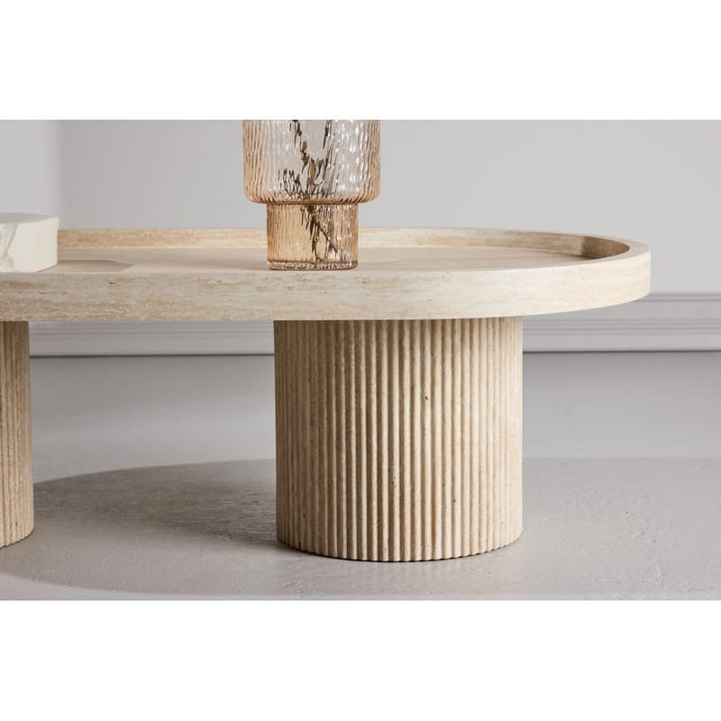 Soffbord Krille - Beige - Möbler - Vardagsrum - Soffbord & vardagsrumsbord - Soffbord