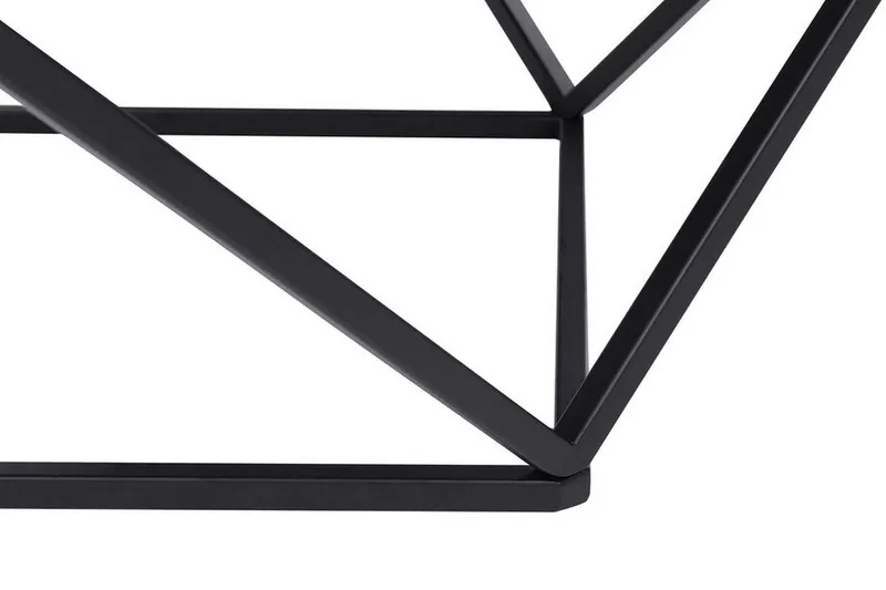 Kubsch Kaffebord Marmormönster - Svart - Möbler - Vardagsrum - Soffbord & vardagsrumsbord - Soffbord