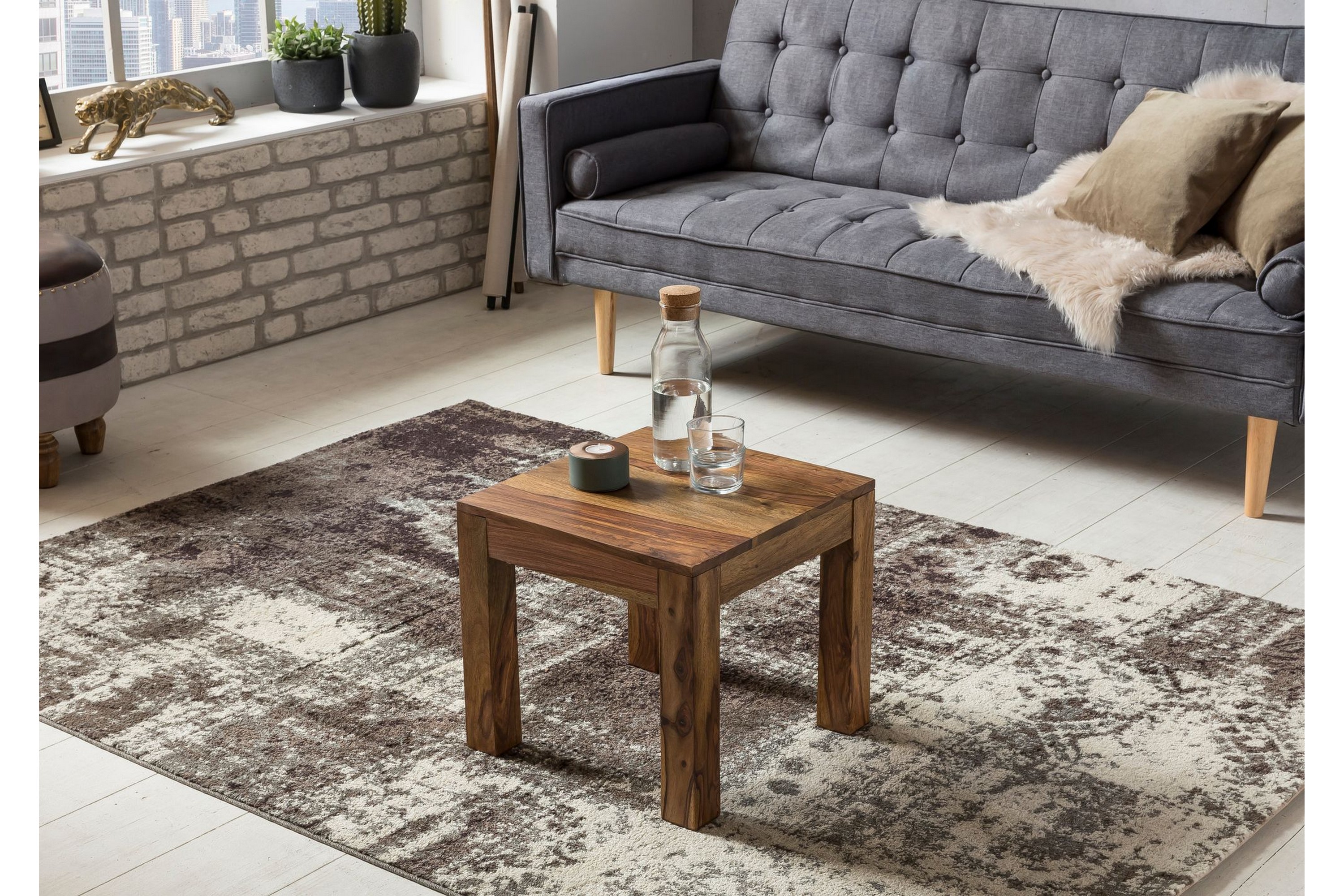 labarge soffbord 45 cm massivt trä -