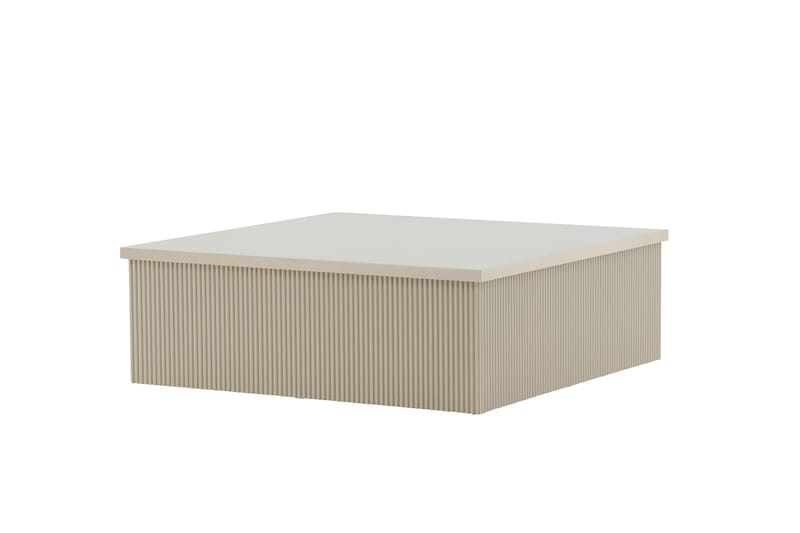 Lenox Soffbord 90x90 cm - Beige - Möbler - Vardagsrum - Soffbord & vardagsrumsbord - Soffbord