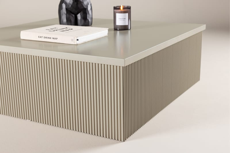 Lenox Soffbord 90x90 cm - Beige - Möbler - Vardagsrum - Soffbord & vardagsrumsbord - Soffbord