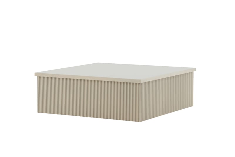 Lenox Soffbord 90x90 cm - Beige - Möbler - Vardagsrum - Soffbord & vardagsrumsbord - Soffbord