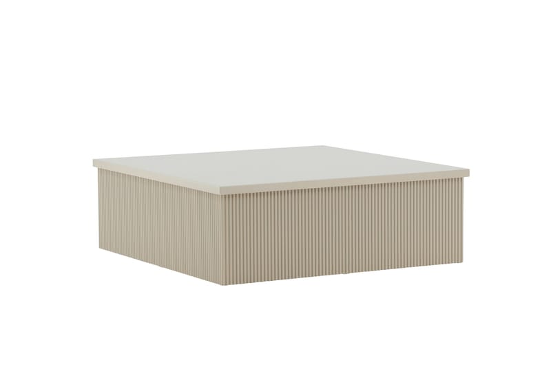 Lenox Soffbord 90x90 cm - Beige - Möbler - Vardagsrum - Soffbord & vardagsrumsbord - Soffbord