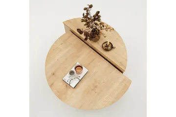 Louvrall Soffbord 90 cm - Ek - Möbler - Vardagsrum - Soffbord & vardagsrumsbord - Satsbord
