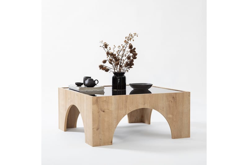 Lowan Soffbord 80 cm - Brun - Möbler - Vardagsrum - Soffbord & vardagsrumsbord - Soffbord