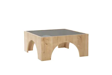 Lowan Soffbord 80 cm - Brun - Möbler - Vardagsrum - Soffbord & vardagsrumsbord - Soffbord