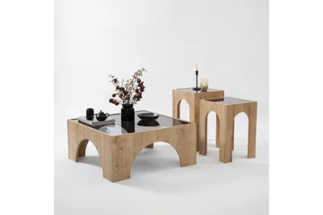 Lowan Soffbord 80 cm - Brun - Möbler - Vardagsrum - Soffbord & vardagsrumsbord - Soffbord