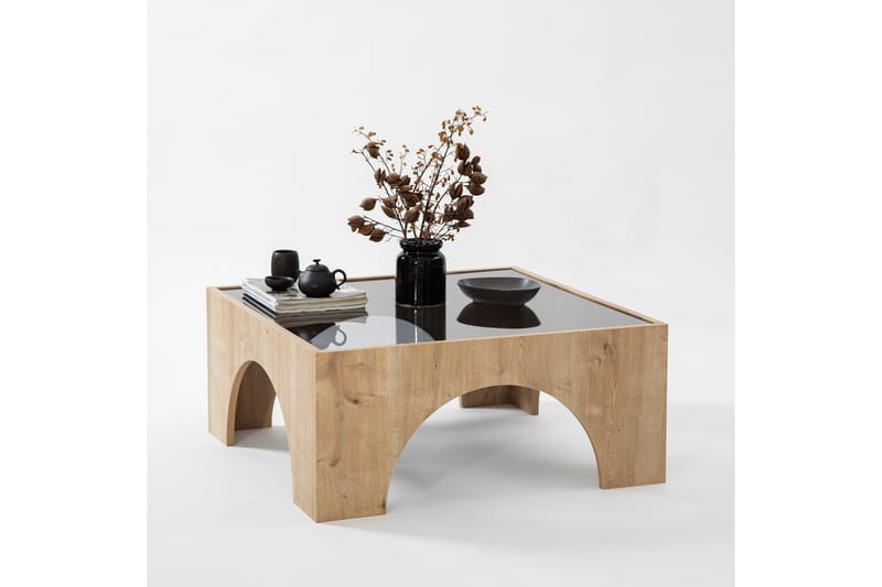 Lowan Soffbord 80 cm Brun - Möbler - Vardagsrum - Soffbord & vardagsrumsbord - Soffbord