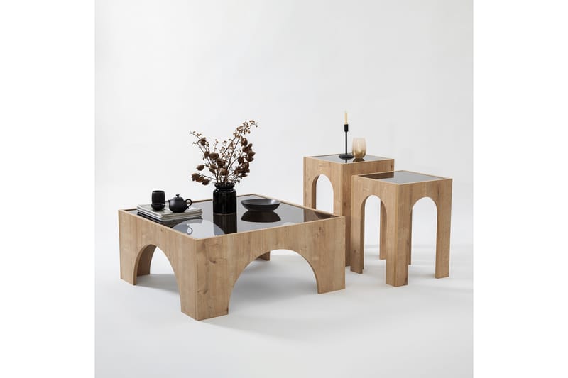 Lowan Soffbord 80 cm Brun - Möbler - Vardagsrum - Soffbord & vardagsrumsbord - Soffbord