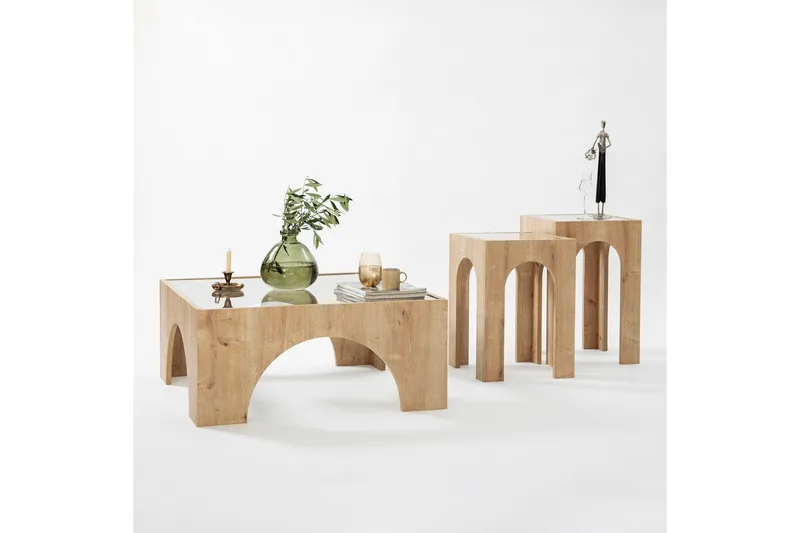 Lowan Soffbord 80 cm - Ek - Möbler - Vardagsrum - Soffbord & vardagsrumsbord - Soffbord