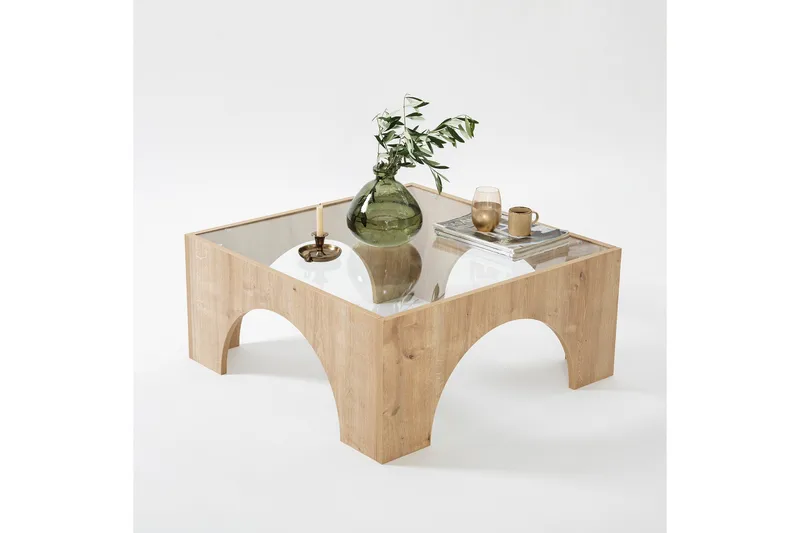 Lowan Soffbord 80 cm, Ek