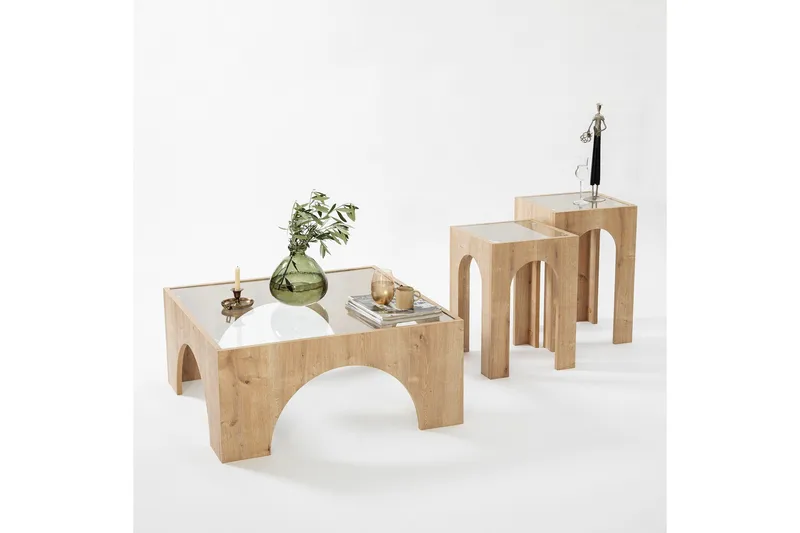 Lowan Soffbord 80 cm - Ek - Möbler - Vardagsrum - Soffbord & vardagsrumsbord - Soffbord