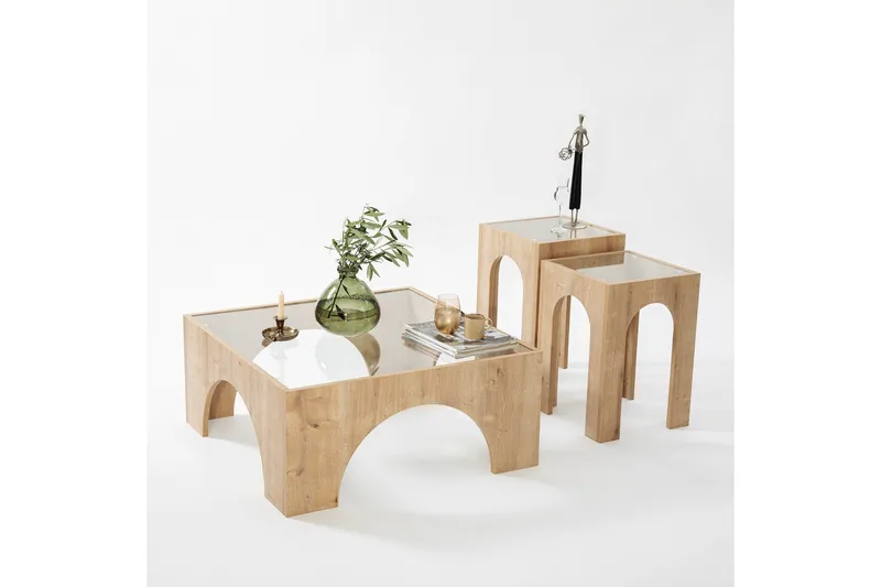 Lowan Soffbord 80 cm - Ek - Möbler - Vardagsrum - Soffbord & vardagsrumsbord - Soffbord