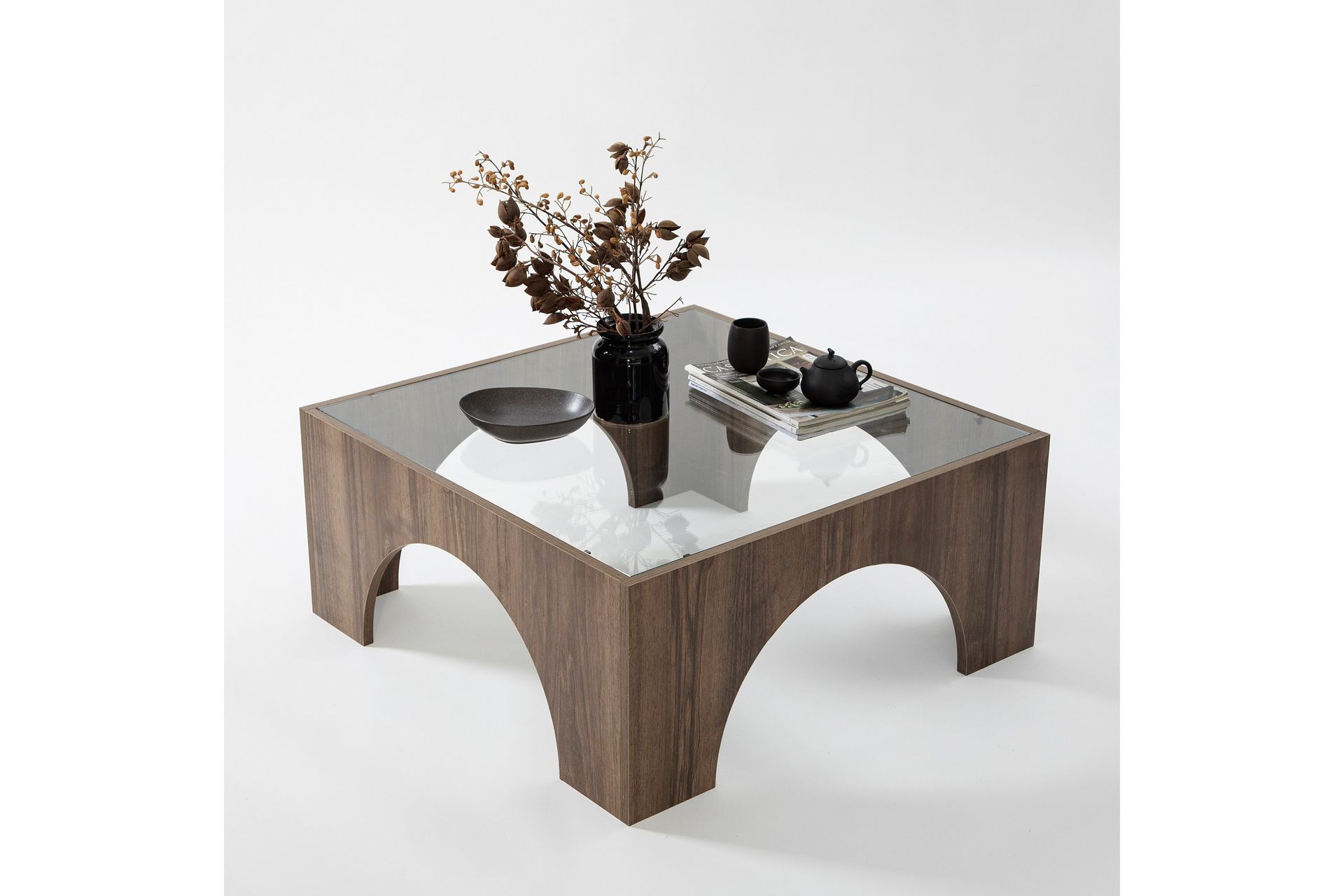 Lowan Soffbord 80 cm Mörkbrun - Möbler - Vardagsrum - Soffbord & vardagsrumsbord - Soffbord