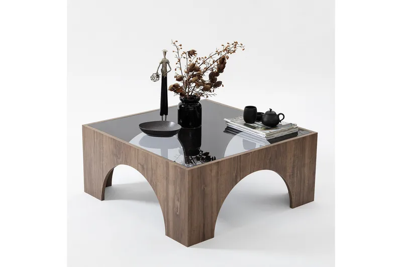 Lowan Soffbord 80 cm - Valnöt - Möbler - Vardagsrum - Soffbord & vardagsrumsbord - Soffbord