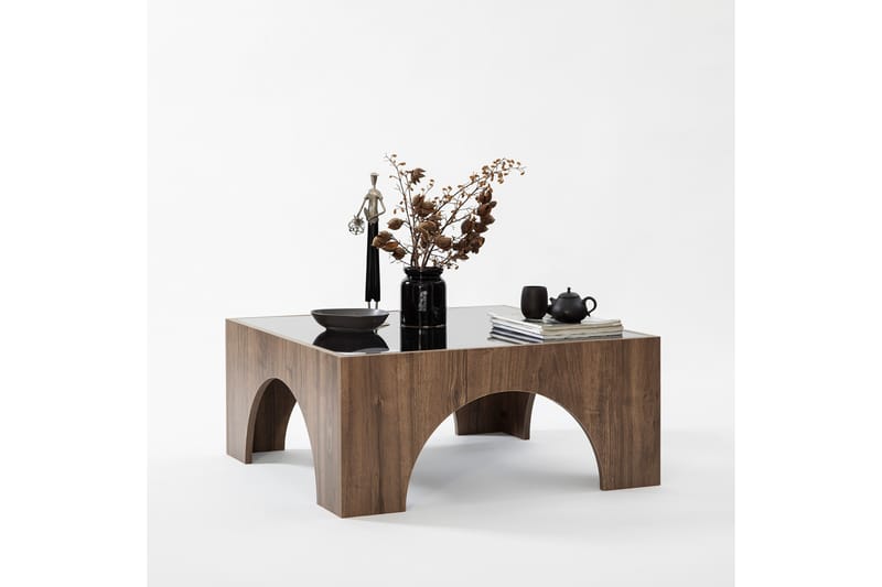 Lowan Soffbord 80 cm Valnöt - Möbler - Vardagsrum - Soffbord & vardagsrumsbord - Soffbord