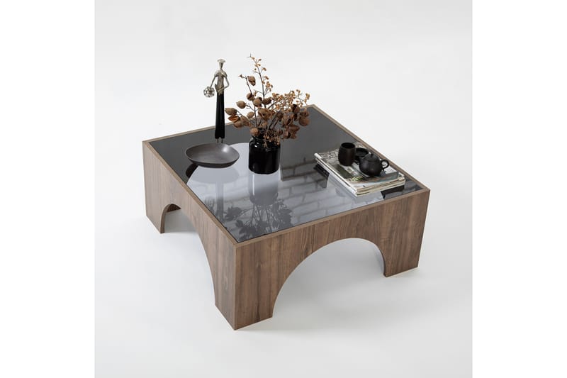Lowan Soffbord 80 cm Valnöt - Möbler - Vardagsrum - Soffbord & vardagsrumsbord - Soffbord