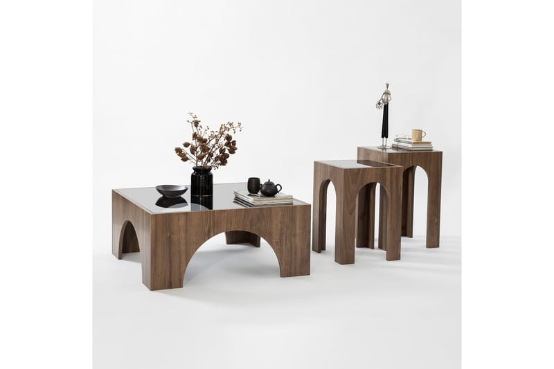 Lowan Soffbord 80 cm Valnöt - Möbler - Vardagsrum - Soffbord & vardagsrumsbord - Soffbord