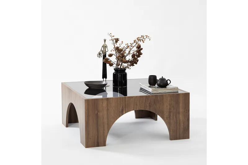 Lowan Soffbord 80 cm - Valnöt - Möbler - Vardagsrum - Soffbord & vardagsrumsbord - Soffbord