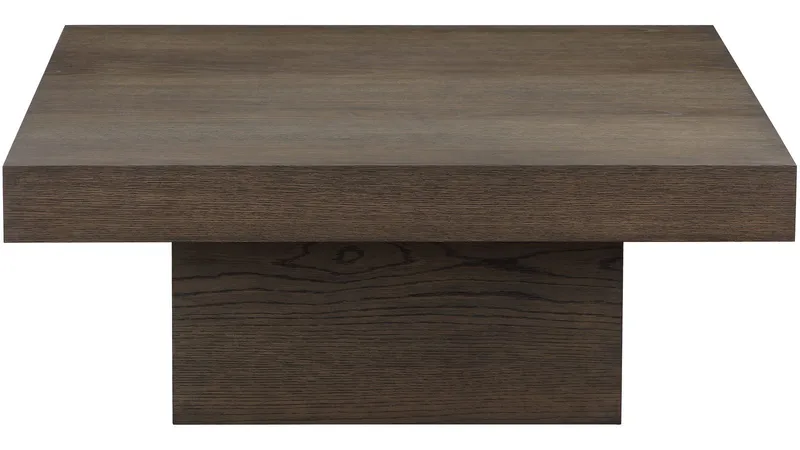 Soffbord Lunvik 100x100 cm - Brunlackat - Möbler - Vardagsrum - Soffbord & vardagsrumsbord - Soffbord