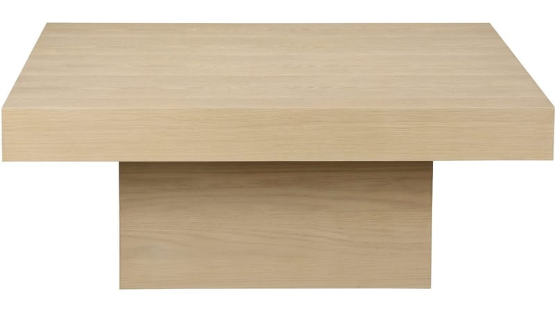 Soffbord Lunvik 100x100 cm - Vitpigmenterad - Möbler - Vardagsrum - Soffbord & vardagsrumsbord - Soffbord