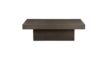 Soffbord Lunvik 130x70 cm - Brunlackad och vitpigmenterad finish - Möbler - Vardagsrum - Soffbord & vardagsrumsbord - Soffbord