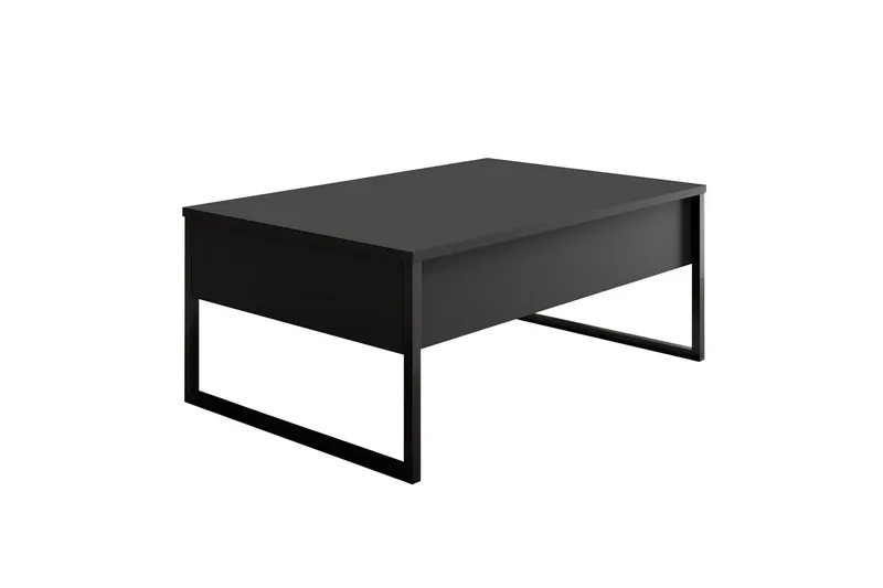 Luxe Soffbord 90x40 cm Svart, Hanah Home