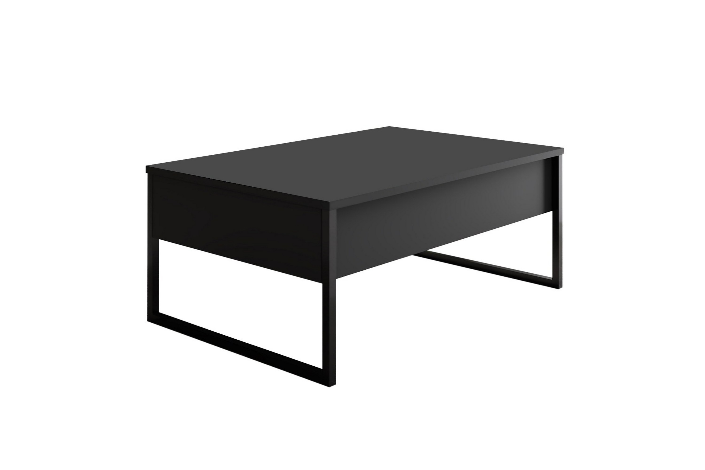 luxe soffbord 90x40 cm svart -