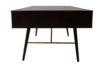 Luxem Soffbord 115 cm med Förvaring Låda + Hylla - Svart/Koppar - Möbler - Vardagsrum - Soffbord & vardagsrumsbord - Soffbord