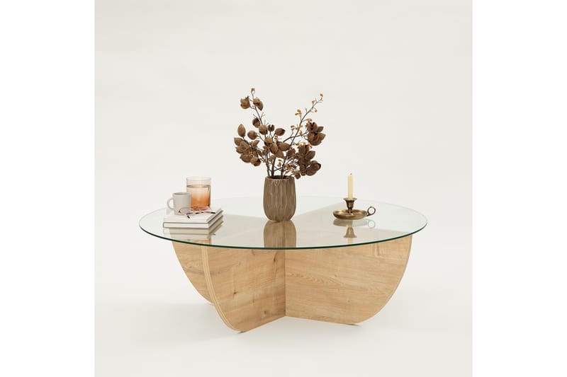 Makhan Soffbord 90 cm Ek - Möbler - Vardagsrum - Soffbord & vardagsrumsbord - Soffbord