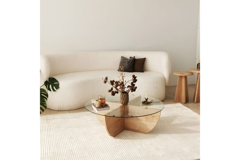 Makhan Soffbord 90 cm Ek - Möbler - Vardagsrum - Soffbord & vardagsrumsbord - Soffbord