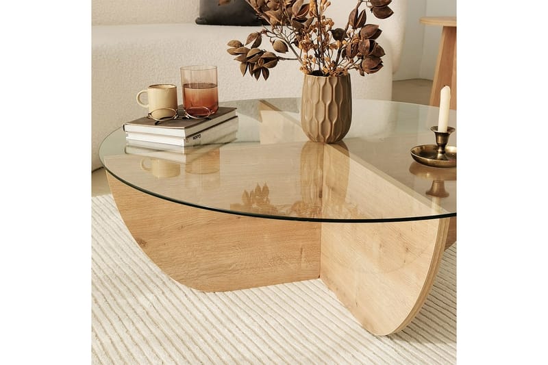 Makhan Soffbord 90 cm Ek - Möbler - Vardagsrum - Soffbord & vardagsrumsbord - Soffbord