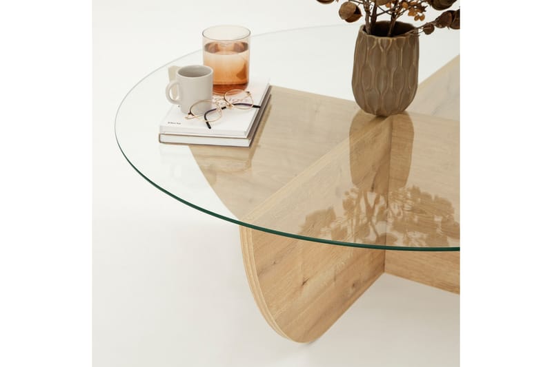 Makhan Soffbord 90 cm Ek - Möbler - Vardagsrum - Soffbord & vardagsrumsbord - Soffbord