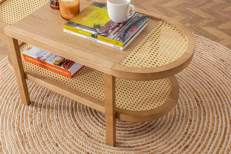 Makwana Soffbord 91 cm - Natural - Möbler - Vardagsrum - Soffbord & vardagsrumsbord - Soffbord