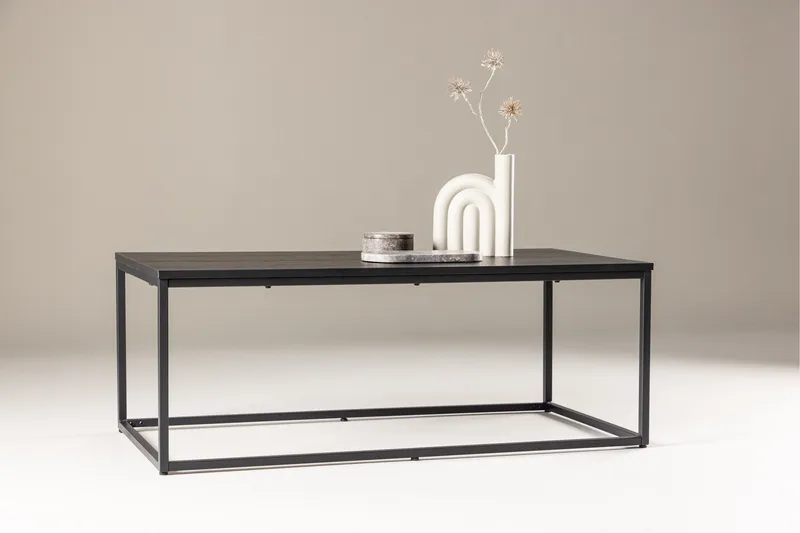 Mallan Rektangulärt Soffbord 120x60 cm i Målat Trä - Svart - Möbler - Vardagsrum - Soffbord & vardagsrumsbord - Soffbord