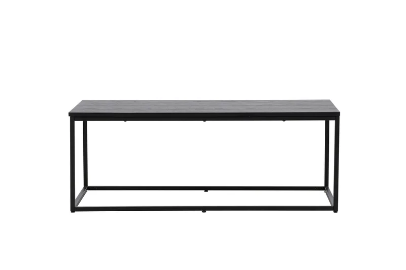 Mallan Rektangulärt Soffbord 120x60 cm i Målat Trä, Svart