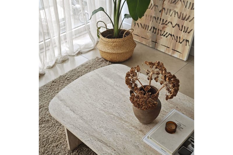 Soffbord Malo Travertin - Travertin - Möbler - Vardagsrum - Soffbord & vardagsrumsbord - Soffbord