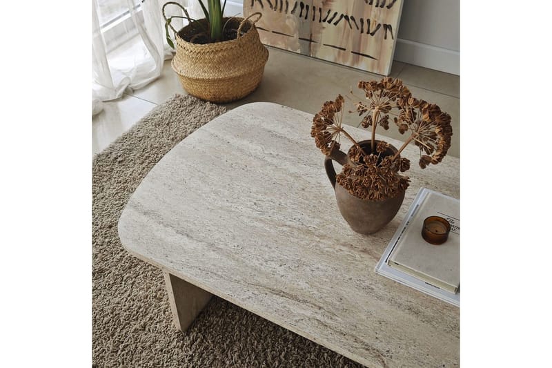 Soffbord Malo Travertin - Travertin - Möbler - Vardagsrum - Soffbord & vardagsrumsbord - Soffbord