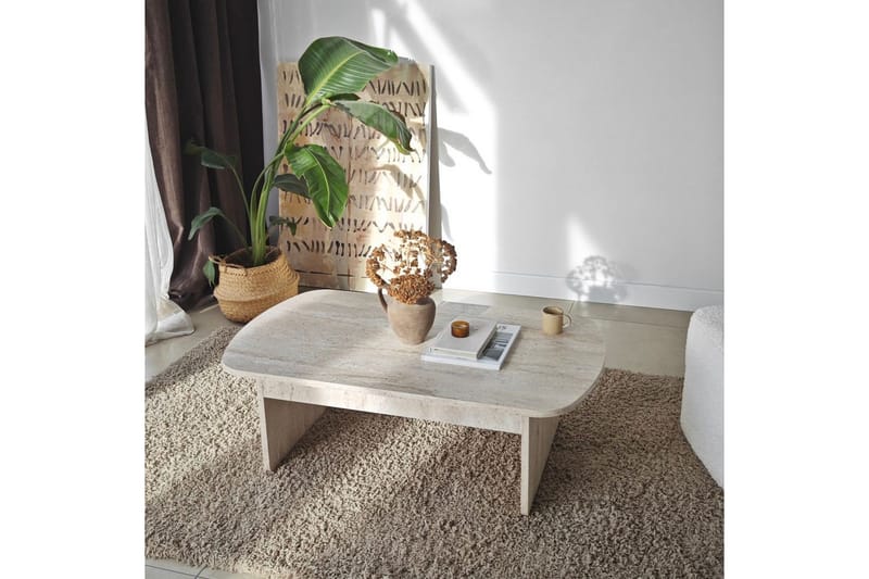 Soffbord Malo Travertin - Travertin - Möbler - Vardagsrum - Soffbord & vardagsrumsbord - Soffbord