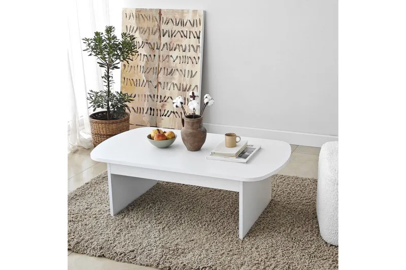 Soffbord Malo Vit - Vit - Möbler - Vardagsrum - Soffbord & vardagsrumsbord - Soffbord