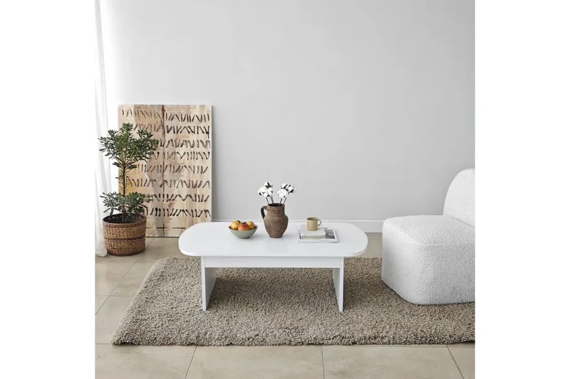 Soffbord Malo Vit - Vit - Möbler - Vardagsrum - Soffbord & vardagsrumsbord - Soffbord