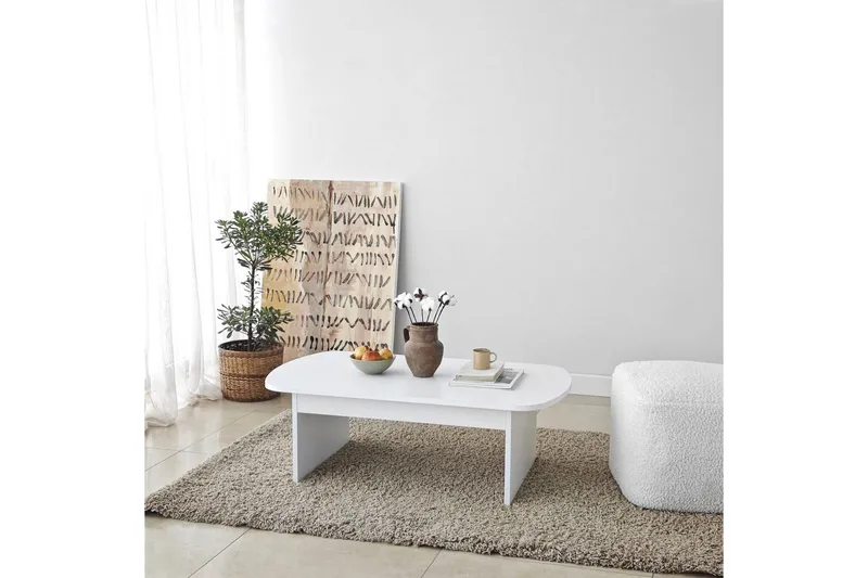 Soffbord Malo Vit - Vit - Möbler - Vardagsrum - Soffbord & vardagsrumsbord - Soffbord