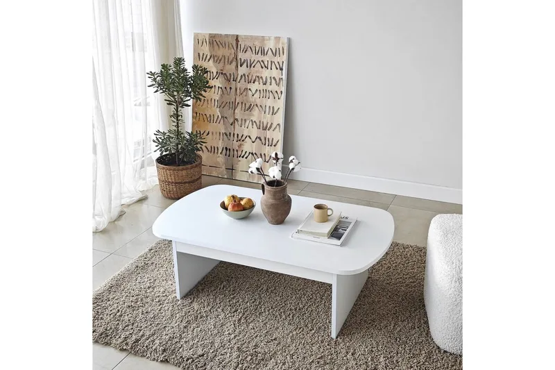 Soffbord Malo Vit - Vit - Möbler - Vardagsrum - Soffbord & vardagsrumsbord - Soffbord