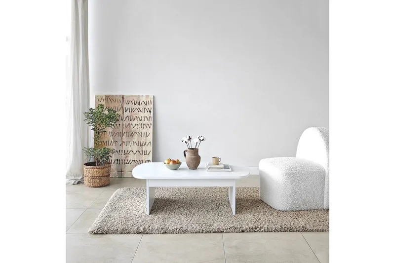 Soffbord Malo Vit - Vit - Möbler - Vardagsrum - Soffbord & vardagsrumsbord - Soffbord