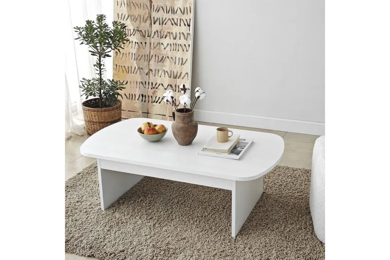 Soffbord Malo Vit - Vit - Möbler - Vardagsrum - Soffbord & vardagsrumsbord - Soffbord
